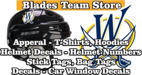 Wheatfield Blades Hockey Association Team Store Banner